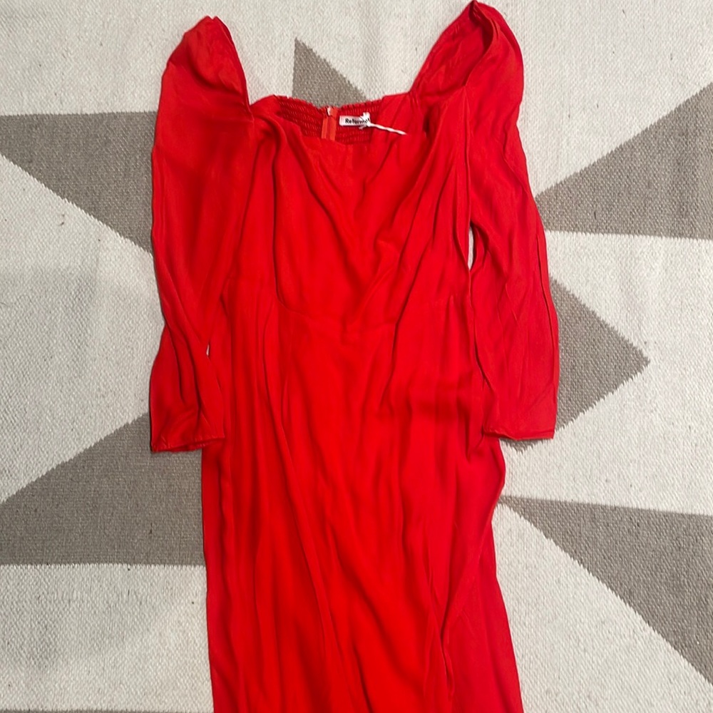 Hilda Dress from Reformation (Paprika Red)